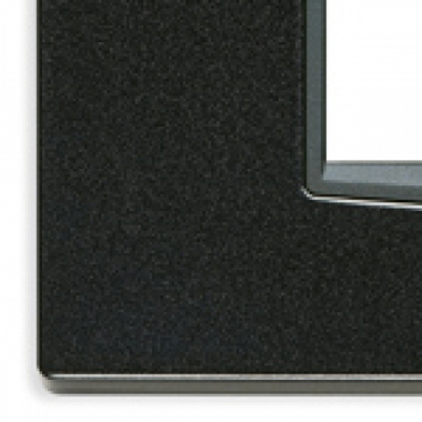 PLACCA CLASSIC 4 MODULI ANTRACITE METALLO - VIMAR 20654.12 product photo Photo 01 3XL