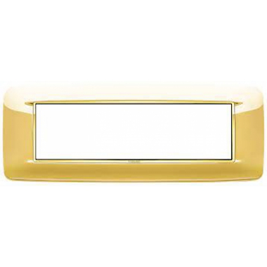 PLACCA ROUND 7 MODULI GIALLO ICE - VIMAR 20687.75 product photo Photo 01 3XL