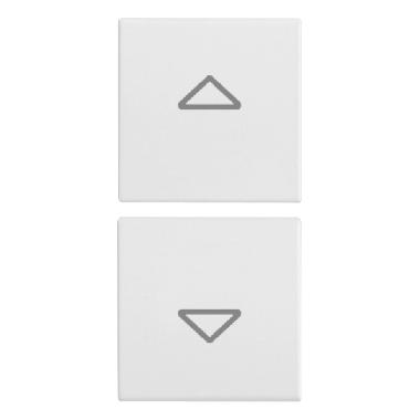 DUE MEZZI TASTI 1M SIMBOLI FRECCE BIANCO - VIMAR 20751.2.B - VIMAR 20751.2.B product photo Photo 01 3XL