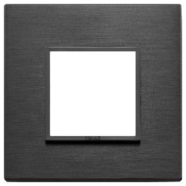 PLACCA 2M NERO TOTALE - VIMAR 21642.18 - VIMAR 21642.18 product photo Photo 01 3XL