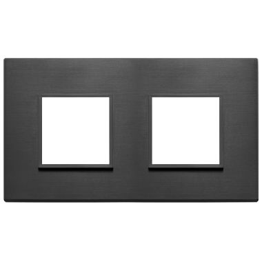PLACCA 4M (2+2) INT71 NERO TOTALE - VIMAR 21643.18 - VIMAR 21643.18 product photo Photo 01 3XL