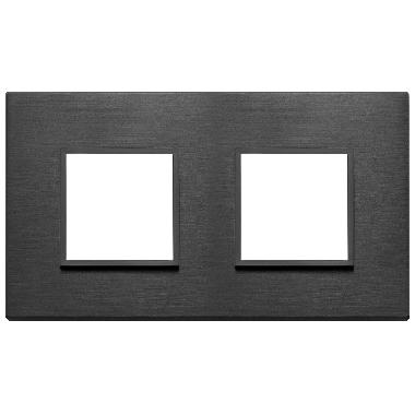PLACCA 4M (2+2) INT71 NERO TOTALE - VIMAR 21643.18 - VIMAR 21643.18 product photo Photo 01 3XL