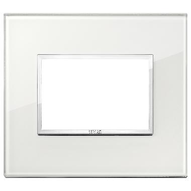 EIKON EVO-PLACCA 3M CRISTALLO BIANCO DIAMANTE - VIMAR 21653.70 - VIMAR 21653.70 product photo Photo 01 3XL