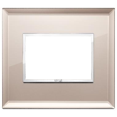 EIKON EVO-PLACCA 3M CRISTALLO SPECCHIO BRONZATO - VIMAR 21653.75 - VIMAR 21653.75 product photo Photo 01 3XL