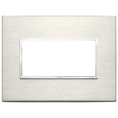 EIKON EVO-PLACCA 4M ALLUMINIO TITANIO - VIMAR 21654.08 - VIMAR 21654.08 - VIMAR 21654.08 product photo Photo 01 3XL