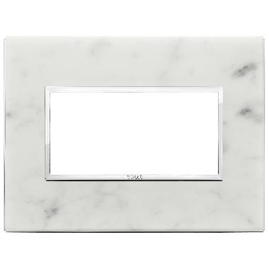 PLACCA 4M BIANCO DI CARRARA - VIMAR 21654.51 - VIMAR 21654.51 - VIMAR 21654.51 product photo Photo 01 3XL