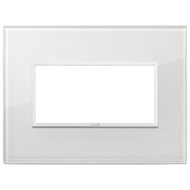 EIKON EVO-PLACCA 4M CRIST.BIANCO TOTALE DIAMANTE - VIMAR 21654.87 - VIMAR 21654.87 product photo Photo 01 3XL