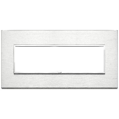 EIKON EVO-PLACCA 7M ALLUMINIO BRILLANTE - VIMAR 21657.01 - VIMAR 21657.01 product photo Photo 01 3XL