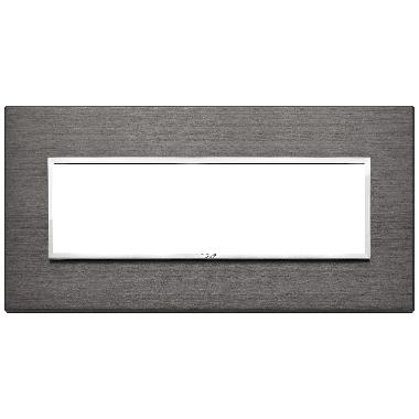 EIKON EVO-PLACCA 7M ALLUMINIO GRIGIO LAVA - VIMAR 21657.03 - VIMAR 21657.03 product photo Photo 01 3XL