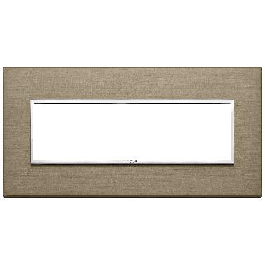 EIKON EVO-PLACCA 7M ALLUMINIO BRONZO SCURO - VIMAR 21657.05 - VIMAR 21657.05 product photo Photo 01 3XL