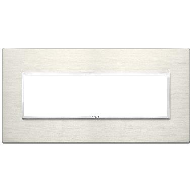 EIKON EVO-PLACCA 7M ALLUMINIO TITANIO - VIMAR 21657.08 - VIMAR 21657.08 product photo Photo 01 3XL