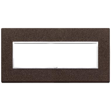 EIKON EVO-PLACCA 7M PELLE TABACCO - VIMAR 21657.22 - VIMAR 21657.22 product photo Photo 01 3XL