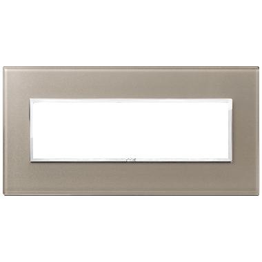 EIKON EVO-PLACCA 7M CRISTALLO OPALE BRUNO - VIMAR 21657.74 - VIMAR 21657.74 - VIMAR 21657.74 product photo Photo 01 3XL