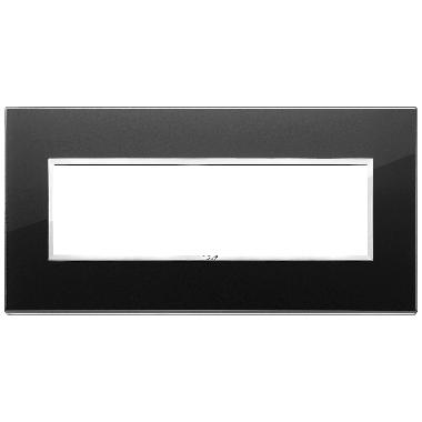 EIKON EVO-PLACCA 7M CRISTALLO NERO DIAMANTE - VIMAR 21657.76 - VIMAR 21657.76 - VIMAR 21657.76 product photo Photo 01 3XL