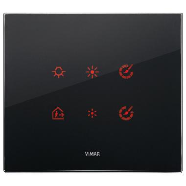 EIKON TACTIL-PLACCA 3M CRISTALLO NERO DIAMANTE - VIMAR 21663.76 - VIMAR 21663.76 - VIMAR 21663.76 product photo Photo 01 3XL