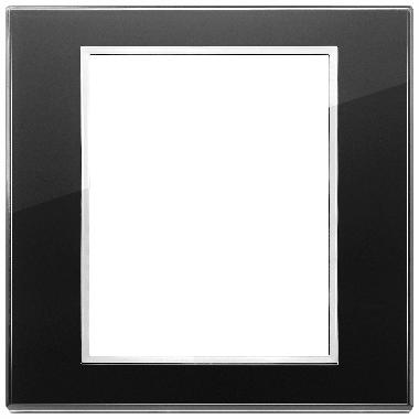 EIKON EVO-PLACCA 8M CRISTALLO NERO DIAMANTE - VIMAR 21668.76 - VIMAR 21668.76 - VIMAR 21668.76 product photo Photo 01 3XL