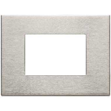 EIKON PLACCA 3M NICHEL SPAZZOLATO - VIMAR 22653.11 - VIMAR 22653.11 - VIMAR 22653.11 product photo Photo 01 3XL