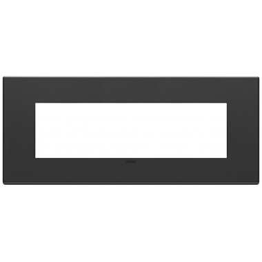 PLACCA 7 MODULI GRIGIO ANTRACITE EIKON - VIMAR 22657.03 product photo Photo 01 3XL