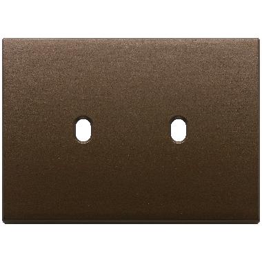 PLACCA 3MX2 VINTAGE BRONZO SCURO SPAZZ. - VIMAR 22673.2.12 - VIMAR 22673.2.12 product photo Photo 01 3XL