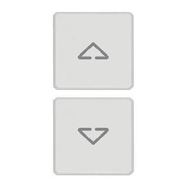 DUE TASTI FLAT SIMBOLI FRECCE BIANCO - VIMAR 22751.2.01 - VIMAR 22751.2.01 product photo Photo 01 3XL