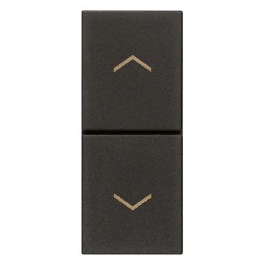 Due pulsanti interbl. NO+NO 10A nero - VIMAR 30062.G - VIMAR 30062.G product photo Photo 01 3XL