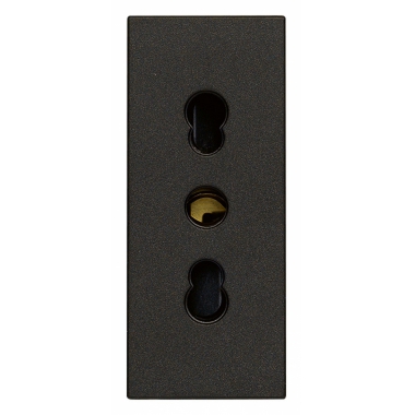 PRESA 2P+T 16A P17/11 NERO - VIMAR 30203.G product photo Photo 01 3XL