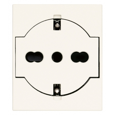PRESA 2P+T P40 UNIVERSALE A FILO BIANCO - VIMAR 30211.B product photo Photo 01 3XL