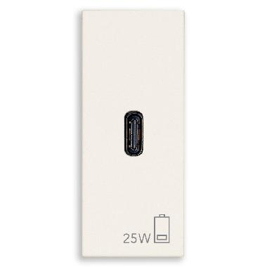 ALIMENTATORE USB C PD 25W BIANCO - VIMAR 30292.C25B product photo Photo 01 3XL
