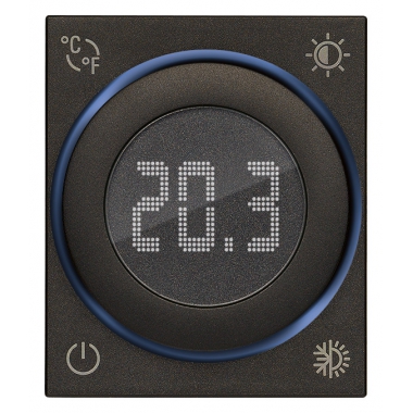 TERMOSTATO ROTELLA IOT 2M NERO - VIMAR 30810.G product photo Photo 01 3XL