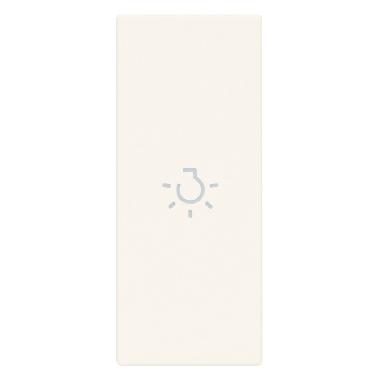 TASTO 1M ASSIALE SIMBOLO LUCE BIANCO - VIMAR 31000A.LB - VIMAR 31000A.LB product photo Photo 01 3XL