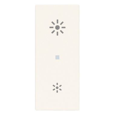 TASTO 1M ASSIALE SIMBOLO DIMMER BIANCO - VIMAR 31000A.RB - VIMAR 31000A.RB product photo Photo 01 3XL