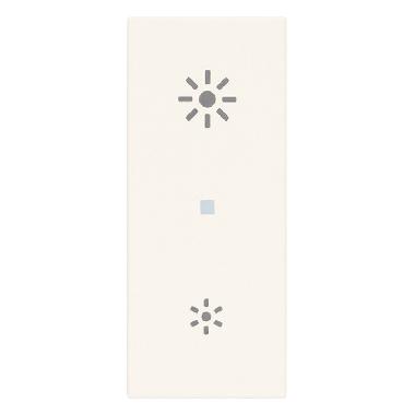 TASTO 1M ASSIALE SIMBOLO DIMMER BIANCO - VIMAR 31000A.RB - VIMAR 31000A.RB product photo Photo 01 3XL
