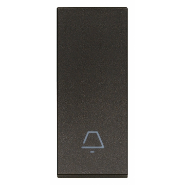 TASTO 1M ALLINEATO SIMBOLO CAMPANELLO NERO - VIMAR 31000.CG product photo Photo 01 3XL
