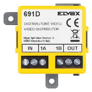 DISTRIBUTORE VIDEO PASSIVO MONOUSCITA - VIMAR 691D - VIMAR 691D product photo Photo 01 3XL