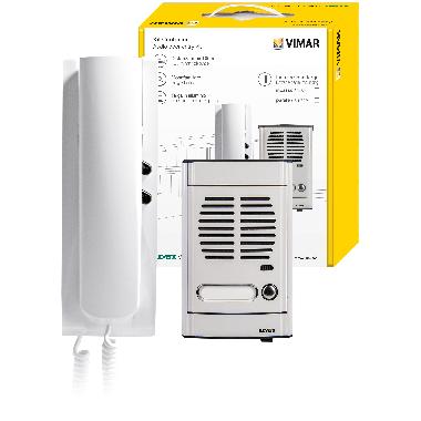 KIT CITOF.MONOFAM.4+1F GRIGIO LUCE - VIMAR 885G/S product photo Photo 01 3XL