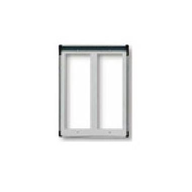 CORNICE PARAPIOGGIA X 4 MODULI GRIGIO LUCE - VIMAR 9222 - VIMAR 9222 product photo Photo 01 3XL