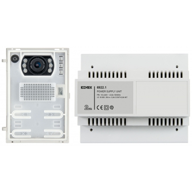 KIT AUDIO VIDEO GRANDANGOLO DUPLEX ESPANDIBILE 2F+ - VIMAR K41005 product photo Photo 01 3XL