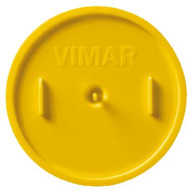 COPERCHIO ANTIMALTA D.60MM GIALLO - VIMAR V71011 - VIMAR V71011 product photo Photo 01 3XL