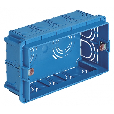 SCATOLA INCASSO RETTANGOLARE 4M AZZURRO - VIMAR V71304 product photo Photo 01 3XL