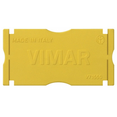 SEPARATORE PER SCATOLA INCASSO RETT.GIALLO - VIMAR V71550 product photo Photo 01 3XL