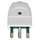 SPINA MOBILE ELETTRICA 2P+T 16A S17 ASSIALE BIANCO - VIMAR 00202.B product photo
