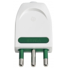 SPINA MOBILE ELETTRICA 2P+T16A ORIENTABILE S17-SPB17 BIANCO - VIMAR 00204.B product photo