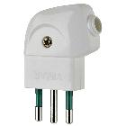 Spine e prese Spina 2P+T 10A S11 90° bianco - VIMAR 00211.B product photo