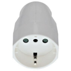 PRESA MOBILE BIPASSO TEDESCA 2P+T 16A P30 ASSIALE BIANCO - VIMAR 00224.B product photo