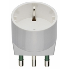 ADATTATORE PRESA SHUKO TEDESCA SPINA GRANDE S17 + P30 BIANCO - VIMAR 00303.B product photo