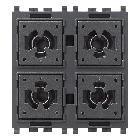 COMANDO DOMOTICO FLAT/TONDO 4PULSANTI 2M - VIMAR 01480.AX product photo