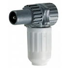 CONNETTORE TV-RD-SAT MASCHIO 90° BIANCO - VIMAR 01634 product photo
