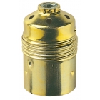 PORTALAMPADA E27 M10X1 CM+CPT OTTONE LISCIO - VIMAR 02142 product photo