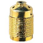 PORTALAMPADE E27 RACC.M10 FILETTATO OTTONE - VIMAR 02143 - VIMAR 02143 product photo