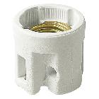 PORTALAMP.E27 D.50MM PORCELLANA BIANCO - VIMAR 02182 - VIMAR 02182 product photo